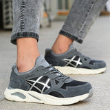 Steel Toe Shoes for Men Women Work Shoes Safety Sneakers Shoes Comfortable Lightweight Puncture Proof Slip on Indestructible