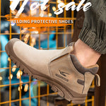 Steel Toe Boots for Men and Women Work Slip Resistant Safety Shoes Indestructible Industrial Construction Welding Protective Working Sneakers
