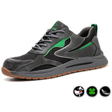 Steel Toe Shoes for Men Indestructible Work Safety Lightweight Sneakers Women Puncture Proof Non Slip Composite