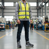 Steel Toe Shoes for Men Women Work Shoes Safety Sneakers Shoes Comfortable Lightweight Puncture Proof Slip on Indestructible