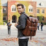 Stylish Laptop Backpack for Men Purse College Daypack Work Travel Bag