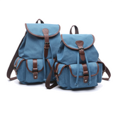 Vintage Canvas Backpack for Women, Durable Casual Daypack, Large Capacity Travel Rucksack Fits for Hiking and Daily Use