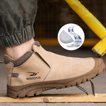 Steel Toe Boots for Men and Women Work Slip Resistant Safety Shoes Indestructible Industrial Construction Welding Protective Working Sneakers
