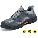 Steel Toe Sneakers for Men Women Comfortable Lightweight Composite Work Shoes Cushion Indestructible Construction