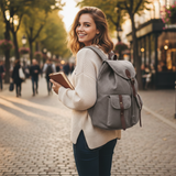 Backpack for Women, 16 Inch Laptop Travel Purse Large Capacity Computer Bag, Casual Daypack Nurse College Bookbag for School