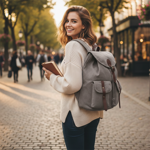 Backpack for Women, 16 Inch Laptop Travel Purse Large Capacity Computer Bag, Casual Daypack Nurse College Bookbag for School