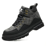 Steel Toe Shoes for Men Women, Slip Resistant Safety Work Boots Puncture Proof Comfortable Indestructible Sneakers with Specialized Work Insole for Industry Construction Warehouse