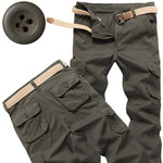 Men's Tactical Cargo Pants Lightweight Outdoor Hiking Work Casual Trousers