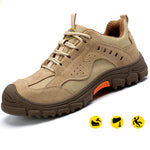 Steel Toe Sneakers for Men Women Comfortable Lightweight Composite Work Shoes Cushion Indestructible Construction