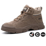 Steel Toe Boots for Men Women Comfortable Lightweight Work Slip Resistant Safety Shoes Puncture Proof Indestructible Construction Sneakers
