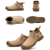 Steel Toe Boots for Men and Women Work Slip Resistant Safety Shoes Indestructible Industrial Construction Welding Protective Working Sneakers