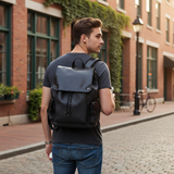 Stylish Laptop Backpack for Men Purse College Daypack Work Travel Bag