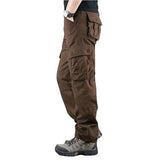 Mens Tactical Ripstop Cargo Work Pants Relaxed Fit Stretch with 6 Pockets Breathable Hiking Construction