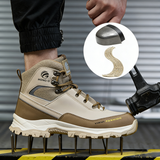 Waterproof Steel Toe Boots for Men Comfortable Mens Safety Work  Indestructible Shoes Lightweight Non Slip Puncture Resistant Industrial Construction Boot