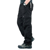 Mens Tactical Ripstop Cargo Work Pants Relaxed Fit Stretch with 6 Pockets Breathable Hiking Construction