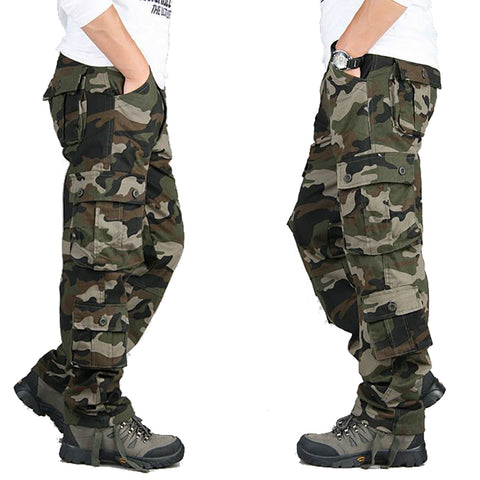 Men's Lightweight Tactical Pants Ripstop Military Cargo Pants Workout Outdoor Hiking Work Pants with 8 Pockets