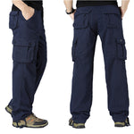 Mens Tactical Ripstop Cargo Work Pants Relaxed Fit Stretch with 6 Pockets Breathable Hiking Construction