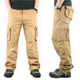 Mens Tactical Ripstop Cargo Work Pants Relaxed Fit Stretch with 6 Pockets Breathable Hiking Construction