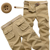 Men's Tactical Cargo Pants Lightweight Outdoor Hiking Work Casual Trousers