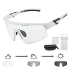 Photochromic Cycling Glasses Men Women Mountain Bike Sunglasses Clear MTB Bicycle Riding