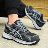 Steel Toe Shoes for Men Women Work Shoes Safety Sneakers Shoes Comfortable Lightweight Puncture Proof Slip on Indestructible