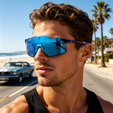 Polarized Sports Sunglasses for Men Women Driving Fishing Cycling Mountain Bike UV400 Protection