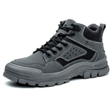 Steel Toe Shoes for Women Men Lightweight Safety Air Cushion Comfortable Slip Resistant Indestructible Puncture Proof Work Shoe