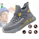 Steel Toe Shoes for Men Women Lightweight Safety Work Comfortable Steel Toe Sneakers Slip Resistant Warehouse Industry