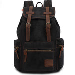 Canvas Travel Laptop Backpack for Men Women, Business Work Rucksack College School Computer Bag