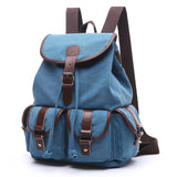 Vintage Canvas Backpack for Women, Durable Casual Daypack, Large Capacity Travel Rucksack Fits for Hiking and Daily Use