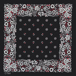 12 Pcs Cowboy Bandanas for Men Women Assorted Paisley Pattern Handkerchiefs 22 x 22 Inch Kids Headwrap Scarfs