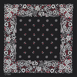 12 Pcs Cowboy Bandanas for Men Women Assorted Paisley Pattern Handkerchiefs 22 x 22 Inch Kids Headwrap Scarfs