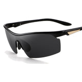 Sports Polarized Sunglasses for Men Women Aluminum-Magnesium Frame for Running Baseball Driving Fishing Cycling UV400 Protection