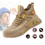 Steel Toe Shoes for Men Women Lightweight Safety Work Comfortable Steel Toe Sneakers Slip Resistant Warehouse Industry