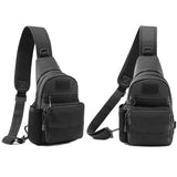 Outdoor Tactical Shoulder Backpack, Military Crossbody Chest Portable Sling Bag for Men Women