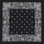12 Pcs Cowboy Bandanas for Men Women Assorted Paisley Pattern Handkerchiefs 22 x 22 Inch Kids Headwrap Scarfs