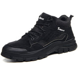 Steel Toe Shoes for Women Men Lightweight Safety Air Cushion Comfortable Slip Resistant Indestructible Puncture Proof Work Shoe