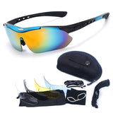 Sports Sunglasses for Men Women Youth with 5 Interchangeable Lenses Baseball Fishing Cycling Running Golf Motorcycle Tac Glasses