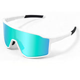 Polarized Sports Sunglasses for Men Women, UV400 Protection Sun Glasses for Cycling Running