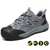Steel Toe Shoes for Men Women Comfortable Lightweight Work Safety Sneakers Slip Resistant Indestructible Construction