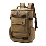 Canvas Weekender Travel Duffel Backpack Hybrid Hiking Rucksack Laptop Backpack for Outdoor Sports Camping Climbing Gym