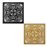 12 Pcs Bandanas Multi-Purpose Bandanas Paisley Cowboy Polyester Headbands 22x22 inch