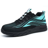 Steel Toe Shoes for Men Work Lightweight Safety Sneakers with Kevlar Puncture Resistant Midsole for Construction Warehouse