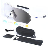 Polarized Sunglasses for Men Lightweight TR90 Frame UV400 Protection Square Sun Glasses