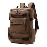 Canvas Weekender Travel Duffel Backpack Hybrid Hiking Rucksack Laptop Backpack for Outdoor Sports Camping Climbing Gym