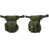 Drop Leg Bag Tactical Thigh Pouch Carry Military Fanny Tool  Pack MOLLE Panel for Rig Outdoor Bike Cycling Hiking