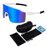 Polarized Sports Sunglasses for Men Women, Cycling Glasses UV Protection Mountain Biking Glasses for Fishing Running