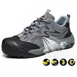 Steel Toe Shoes for Men Women Comfortable Lightweight Work Safety Sneakers Slip Resistant Indestructible Construction