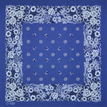12 Pcs Cowboy Bandanas for Men Women Assorted Paisley Pattern Handkerchiefs 22 x 22 Inch Kids Headwrap Scarfs