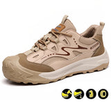 Steel Toe Shoes for Men Women Comfortable Lightweight Work Safety Sneakers Slip Resistant Indestructible Construction